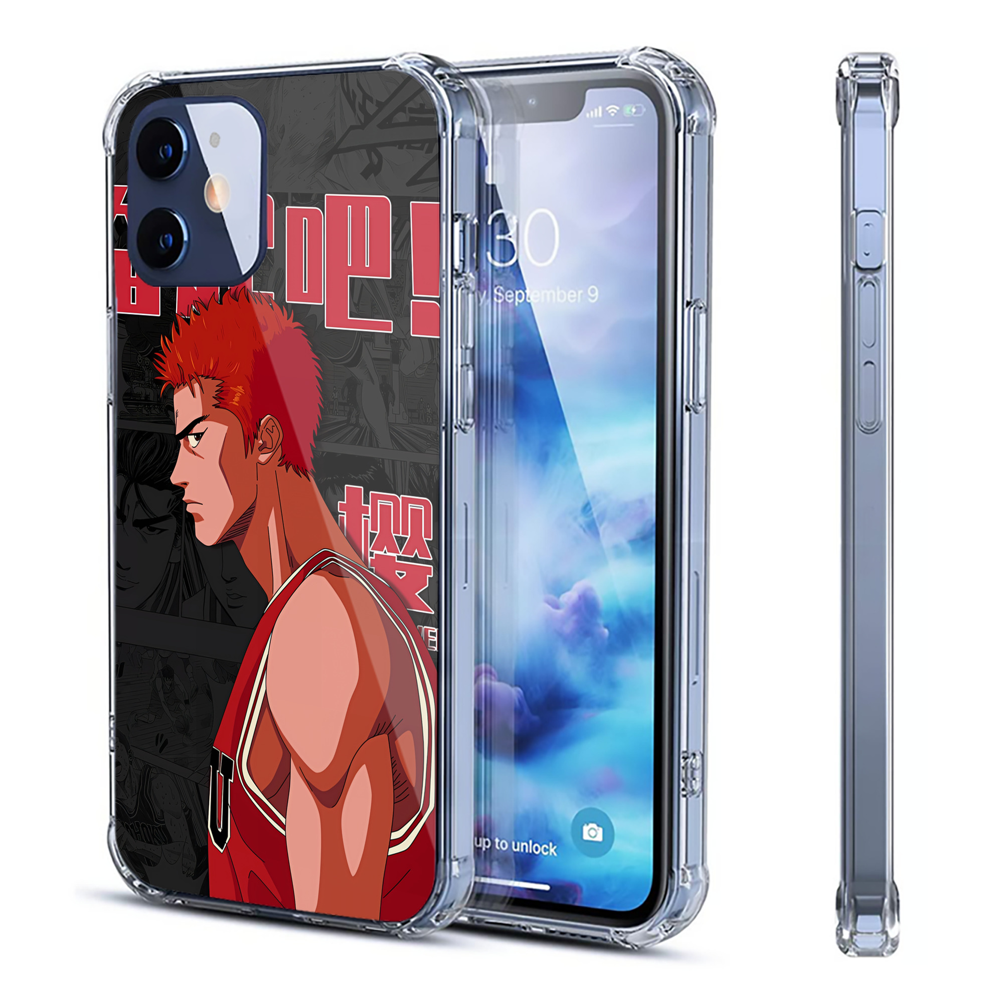 （画像用） SLAM DUNK／スラムダンク 【iPhone 12シリーズ対応】透明スマホケース（クリアソフトケース）